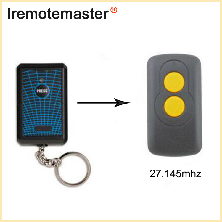 Pou kle 301 27.145MHz kostim FMT201/FMT301/FMT401 Remote pòt garaj